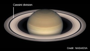 Division de Cassini sur les anneaux de Saturne Crédits: NASA/ESA