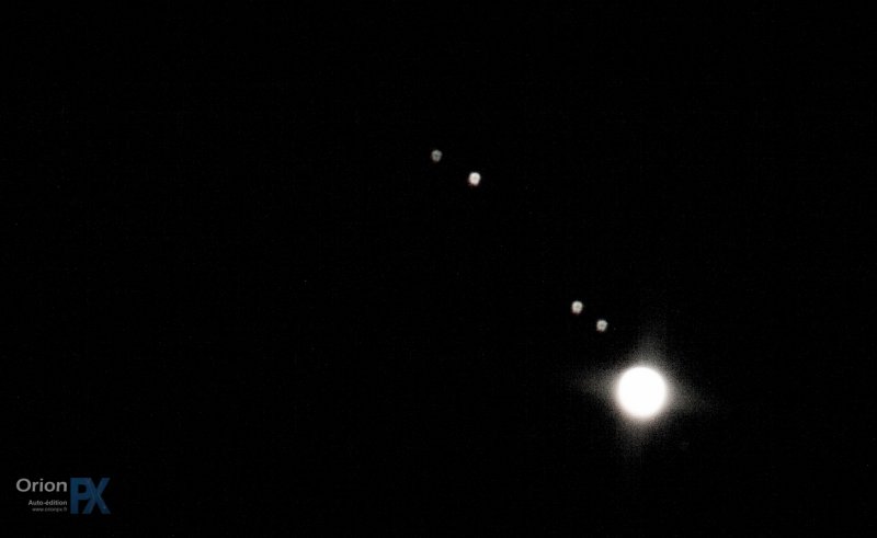 Cortège des satellites galiléens
